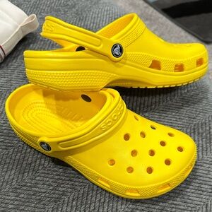 CROCS Bright Yellow Slippers